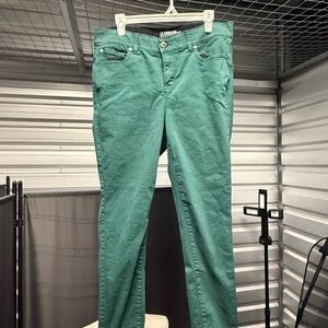 Green Denim Jeans